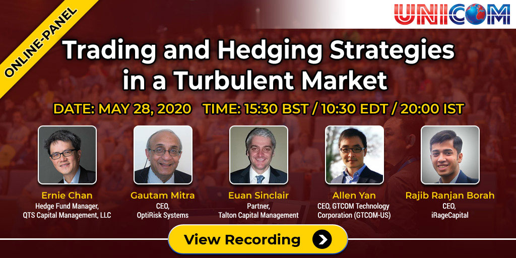 Trading and Hedging Strategies in a Turbulent Market